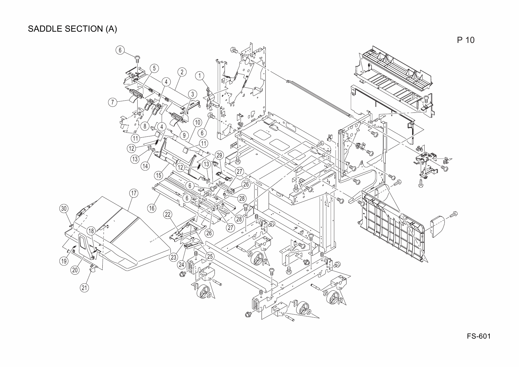 Konica-Minolta Options FS-601 4583812 Parts Manual-6